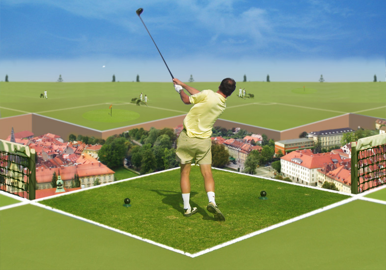 golf.jpg - Golf over the city